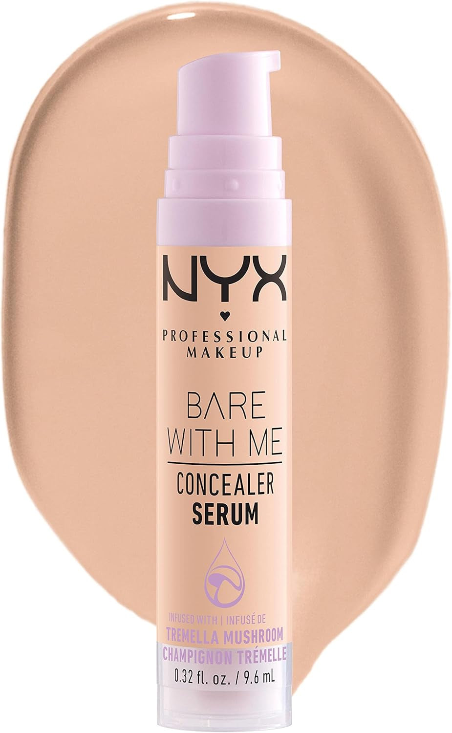 Concealer Serum, Natural Medium Coverage, Works like Skincare, Bare with Me, 03 Vanilla, 9.6Ml