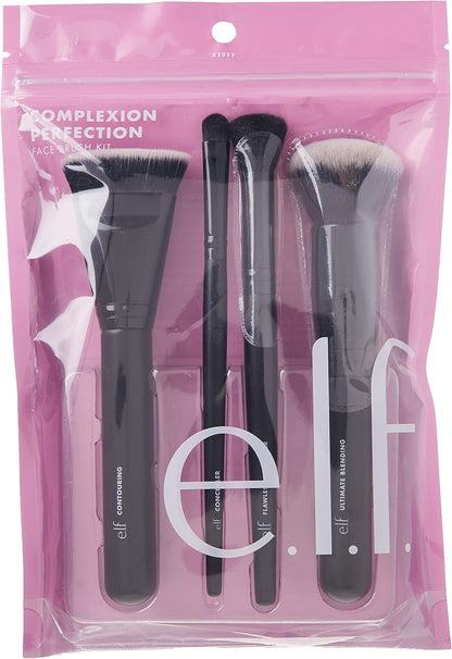 Complexion Perfection Brush Kit, Makeup Brushes for Concealer & Foundation, Made with Cruelty Free Synthetic Bristles