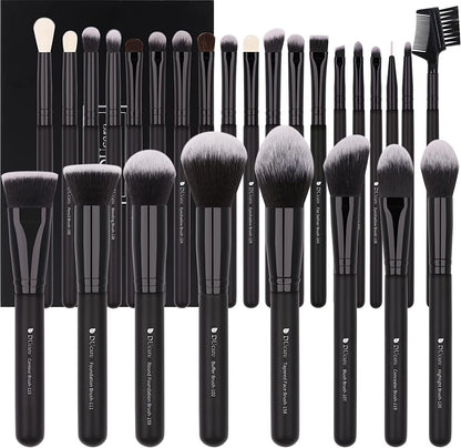 Makeup Brushes Set Professional 27Pcs Makeup Brushes Premium Synthetic Kabuki Foundation Blending Face Powder Blush Concealers Eye Shadows Make up Brushes Kit