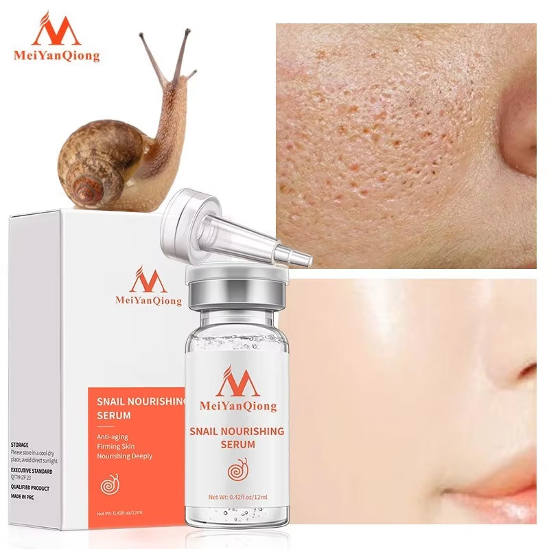 Snail Serum Face Moisturizing Solution Whitening anti Aging anti Wrinkle Acne Facial Essence Skin Care Cosmetics Beauty Health